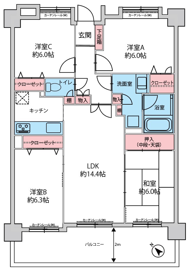 																		   																			   																				   																					   																						   物件間取り図																					   																				   																			   																		   																		   